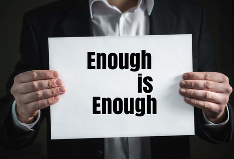 Enough is Enough Blog by Healthy Audio Hypnosis