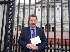 Michael Mahoney at Buckingham Palace