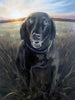 Paint My Pet Dog Portrait 15% donated to Tri-County Humane Society