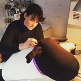 Sewing of enormous SockSheep for UCD at Red Rufus