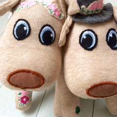 Red Rufus - Weddings one of kind SockAnimals