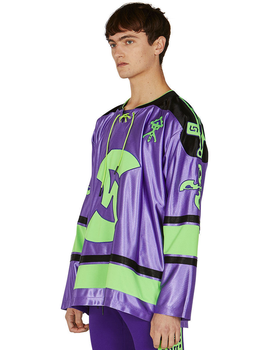 oversized hockey jersey