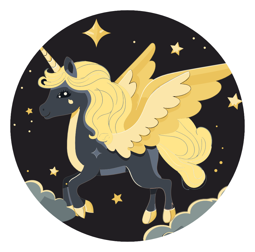Playful Pegasus Playground Fan Art Sticker