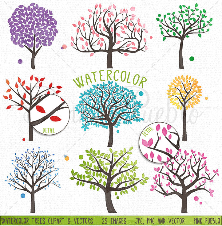 family tree clipart leaves