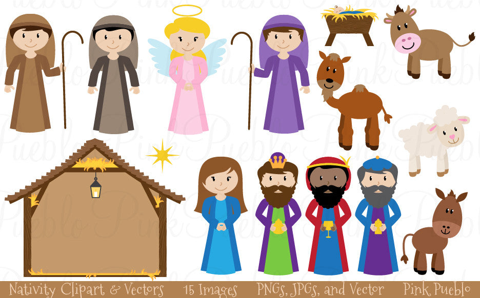 christmas nativity clipart images - photo #35