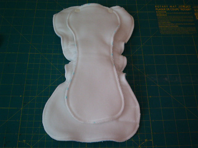 completed mini diaper contour diaper with elastic
