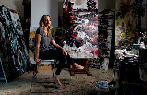 Cori Creed in her Studio
