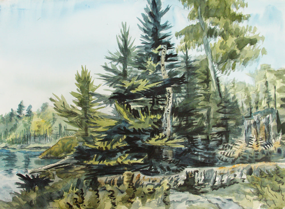 Frederick Hagan landscape watercolour presented by Bau-Xi Gallery Toronto