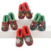 snoozies christmas slippers