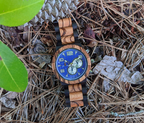 wooden watch, engraved wood watch, personalized wooden watch