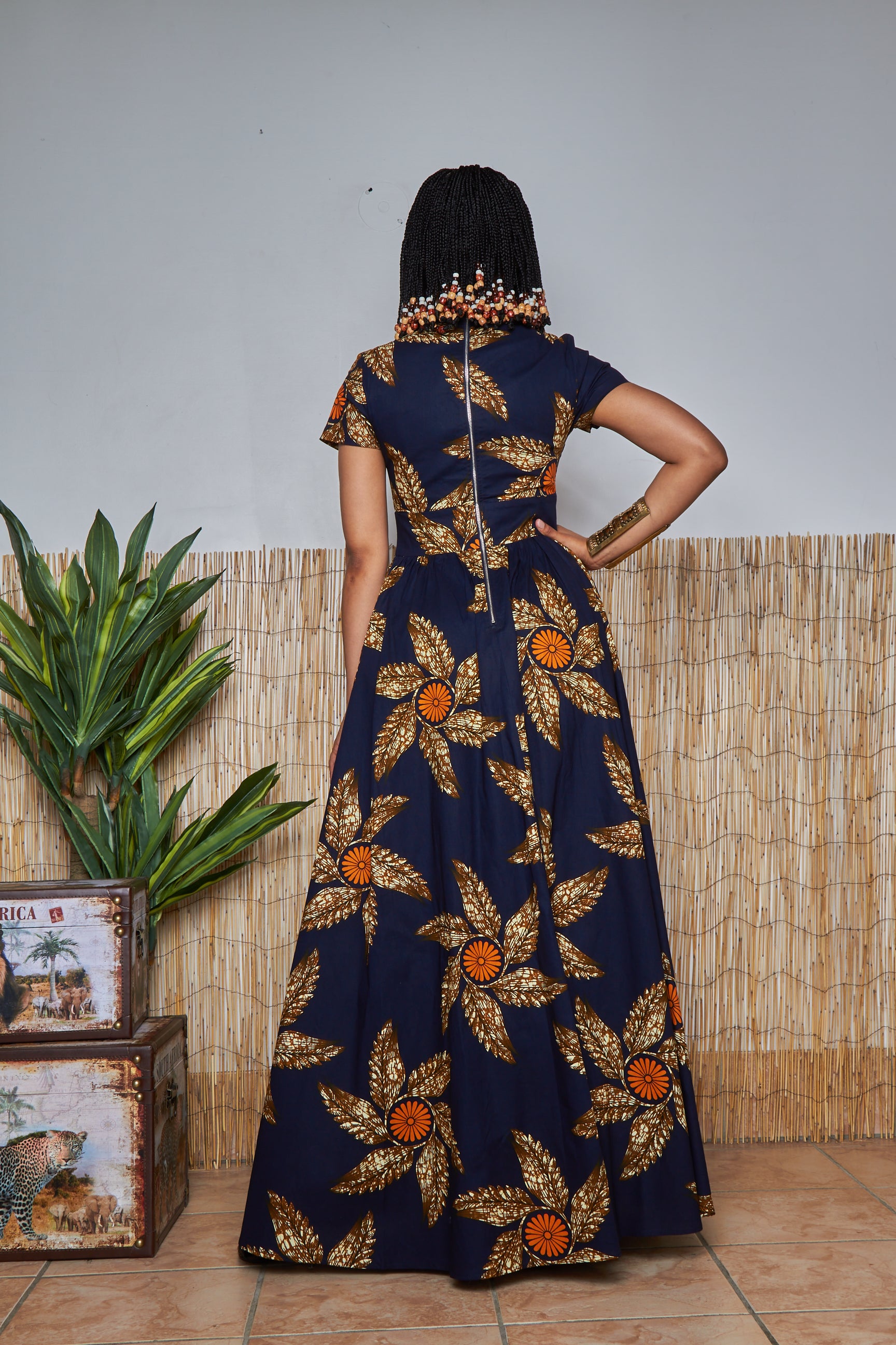 ROSE-VINTAGE MAXI DRESS | Rahyma