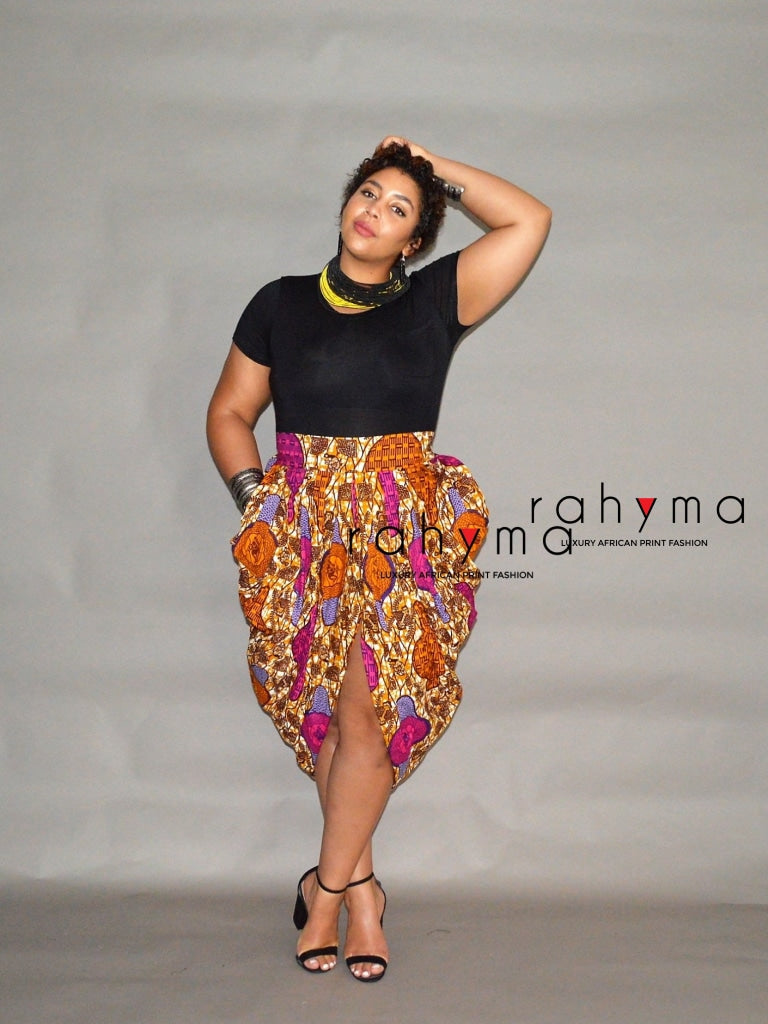 Bola pleated harem Skirt | Rahyma