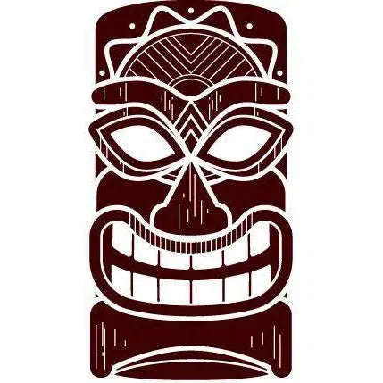 Laser Engraved Tiki Flask