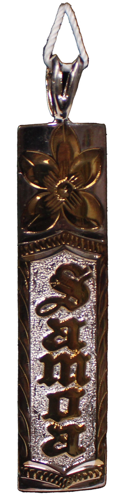 Fine Engraved Sterling Silver Guam Seal Pendant - Medium - Pendant - Leilanis Attic
