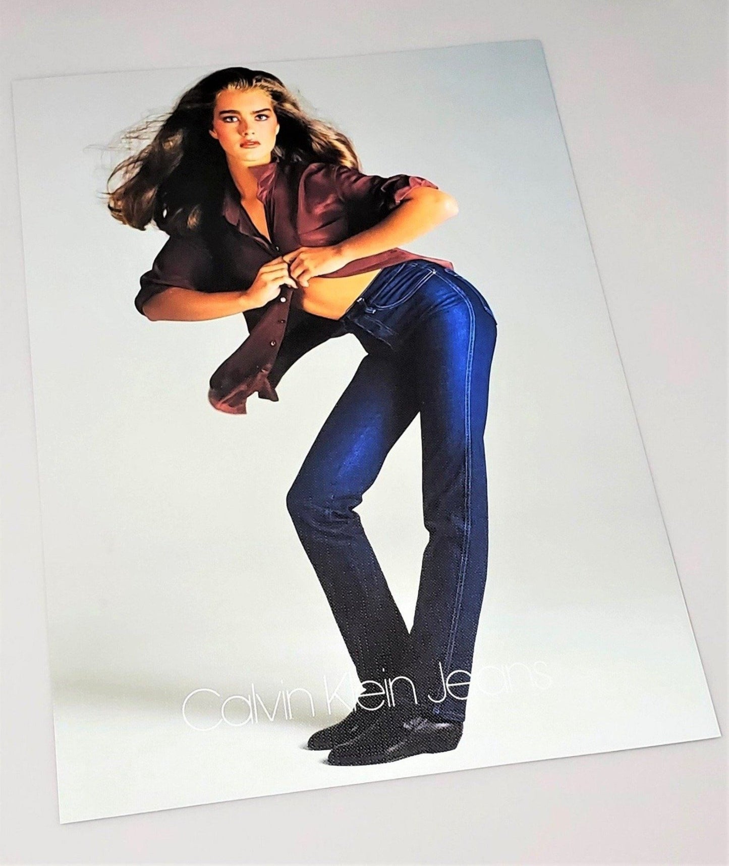 Brooke Shields Calvin Klein Poster Print Collectible – AREA51GALLERY