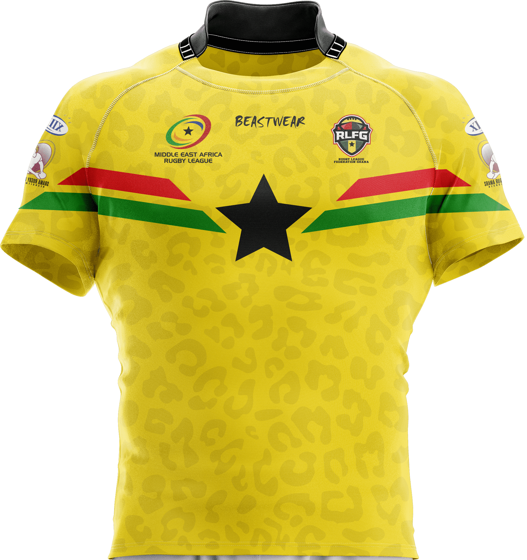 Ghana Rugby League Jersey Beastwear