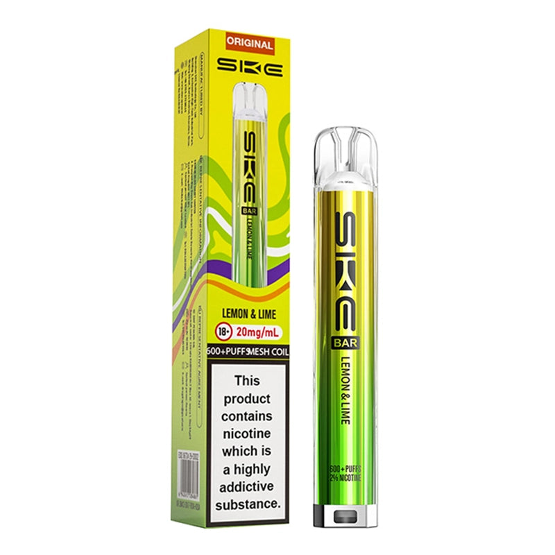 SKE Lemon & Lime Pre-Filled Pod Vape Kit