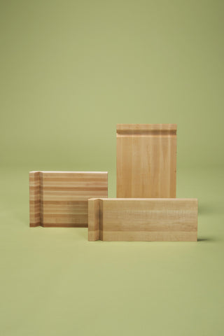 Planche à découper en bois d'érable - Maple wooden cutting board (10" X 14")