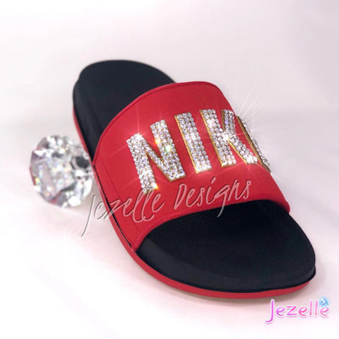 Bling Womens Nike Slides