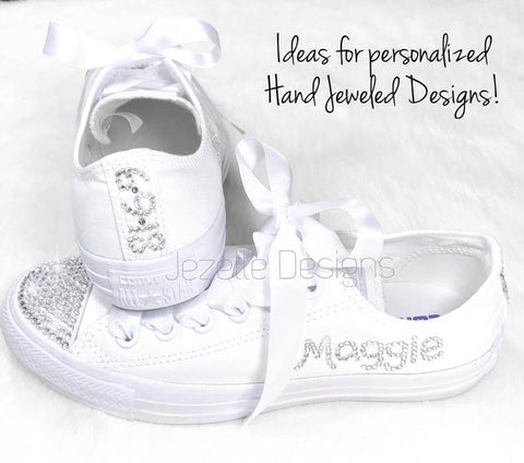 DIY Converse Wedding Shoes: How to Bling Converse with Swarovski