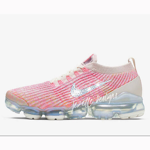 Nike Big Kids Air Vapormax Flyknit 3 Running Shoes 7 Flash