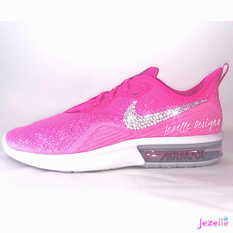 Bling Pink Nike Air Max 4 -Jezelle.com