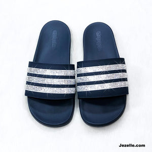 bling adidas slides