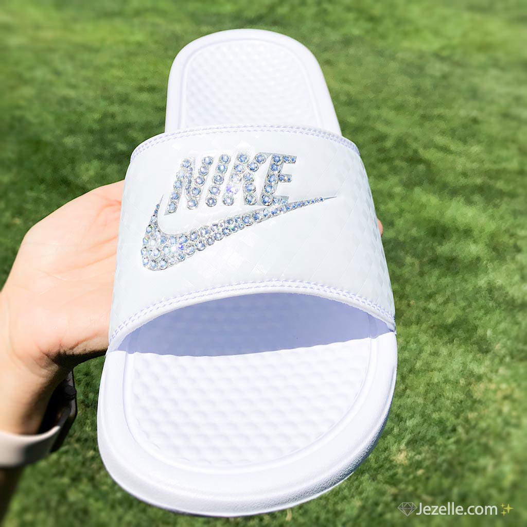 bling out nike slides