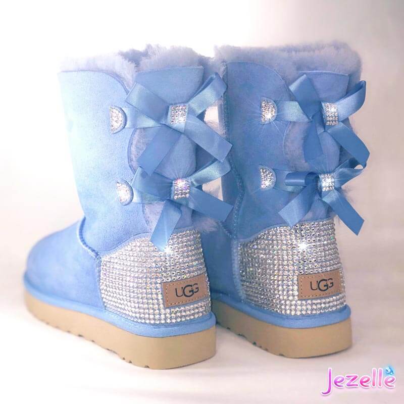 ugg boots with diamond bows