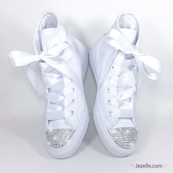 Wedding Converse with Swarovski® Crystals - Jezelle.com