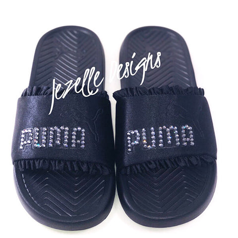 puma popcat silk slides