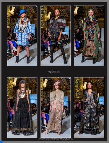 Exquisitelyjoy on XMag Cover for NYFW FW2019 Fashion Show Runway Looks