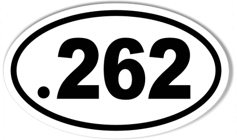 262 Oval Bumper Sticker  StickerCafe.com