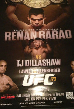 ufc 173 poster