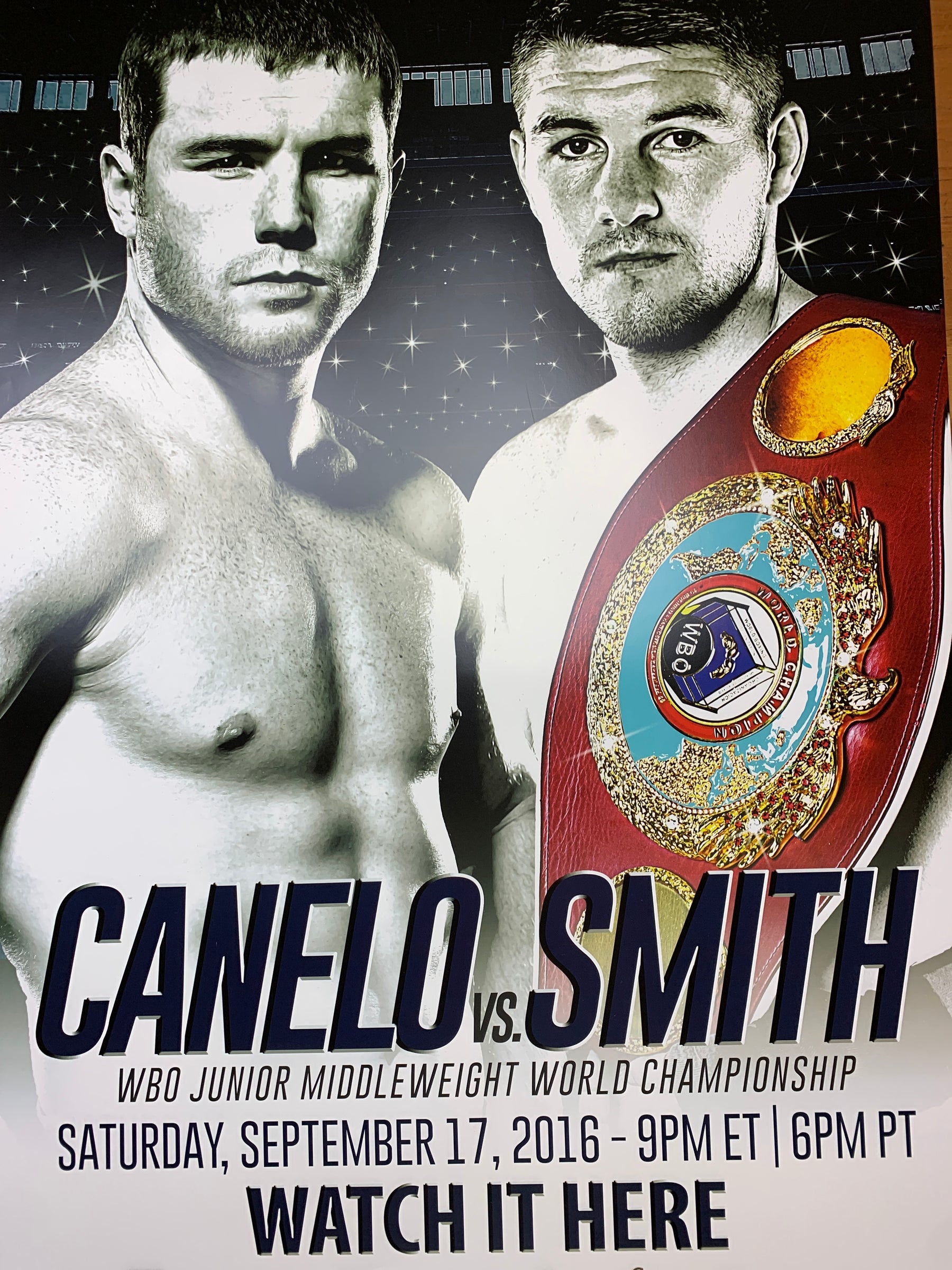 Canelo Vs Smith Poster Print Boxing Ufc Mma Fight