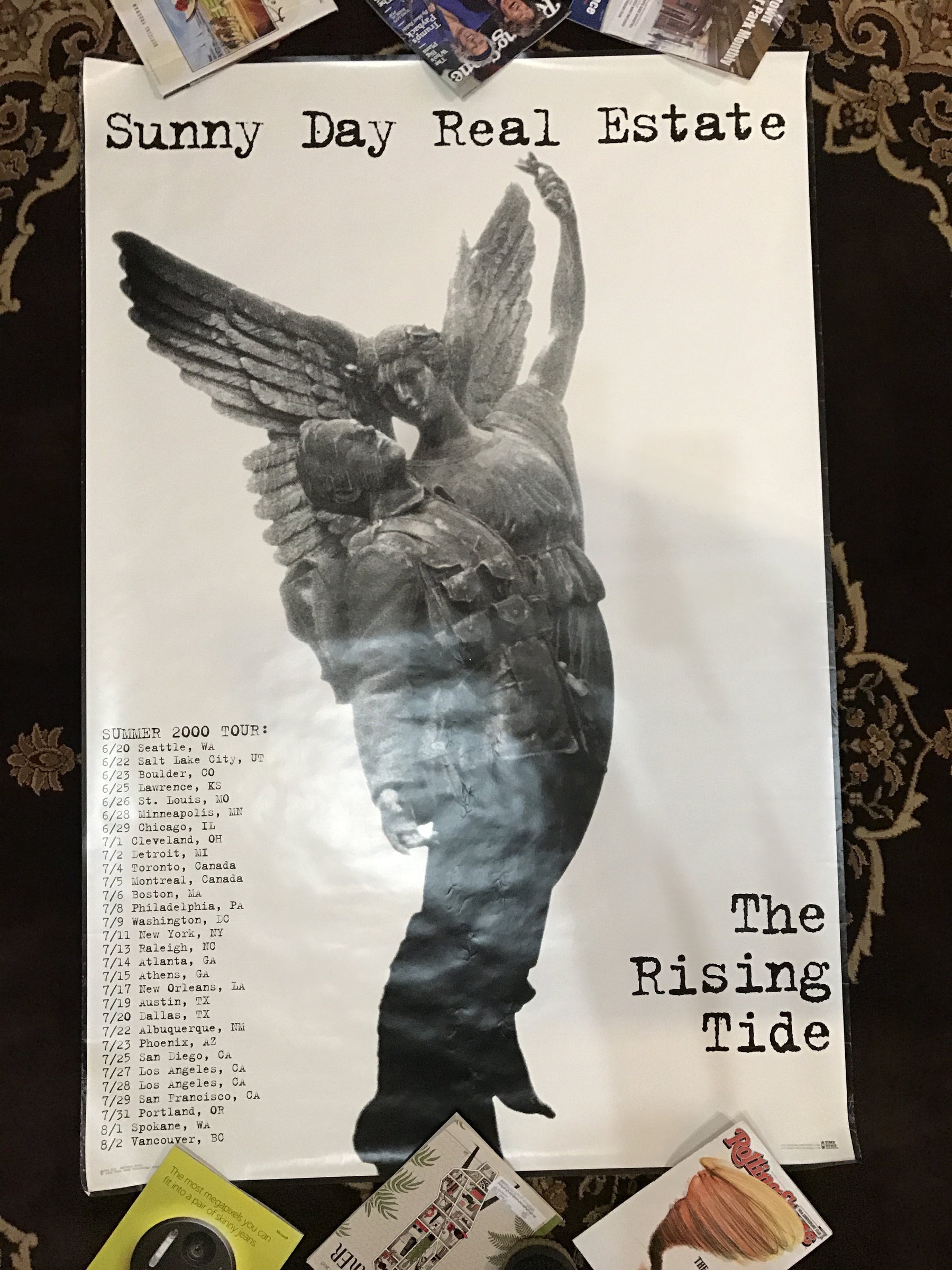 Sunny Day Real Estate 00 Tour Poster The Rising Tide Huge 40x60