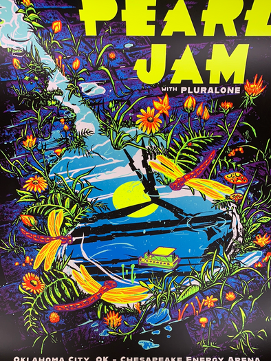 PEARL JAM POSTER ST PAUL MINNESOTA 8/31/2023 TOMO77 XCEL CENTER