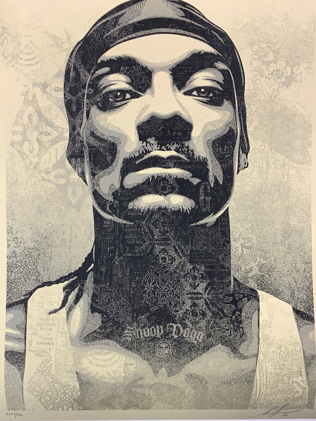 Snoop D O Double G Dogg Shepard Fairey Poster Obey Art Print Sold Out Posters