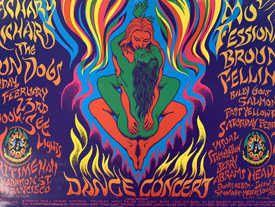 Jefferson Cybership Concert Poster 1995 FD/ID-2 Maritime Hall