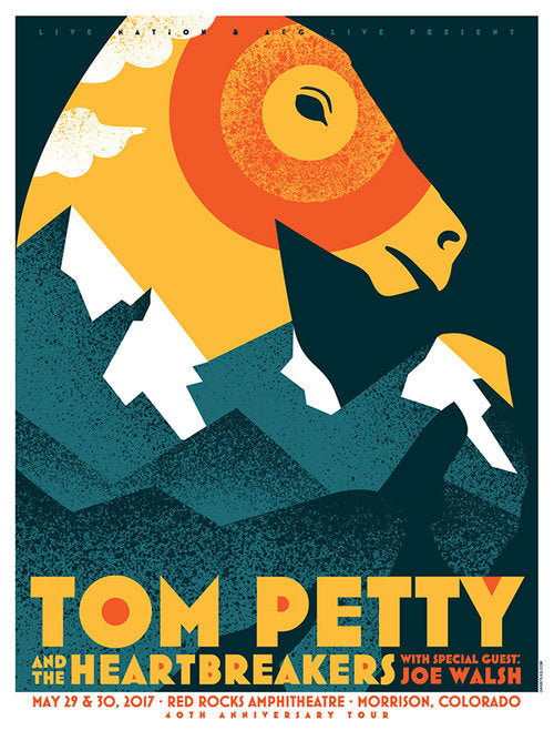 tom petty 2017 tour poster