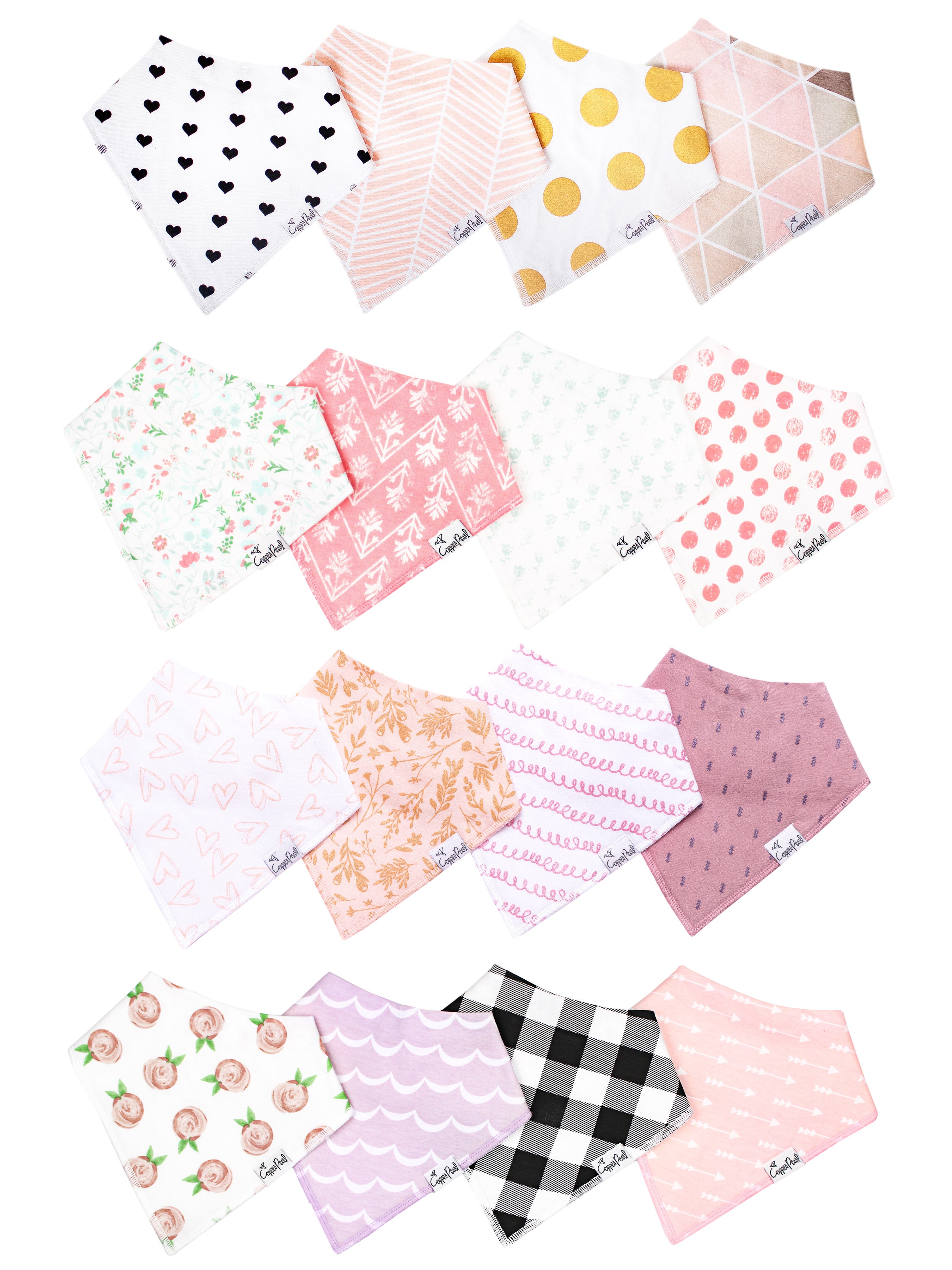 Pastel Bib Bundle – Copper Pearl