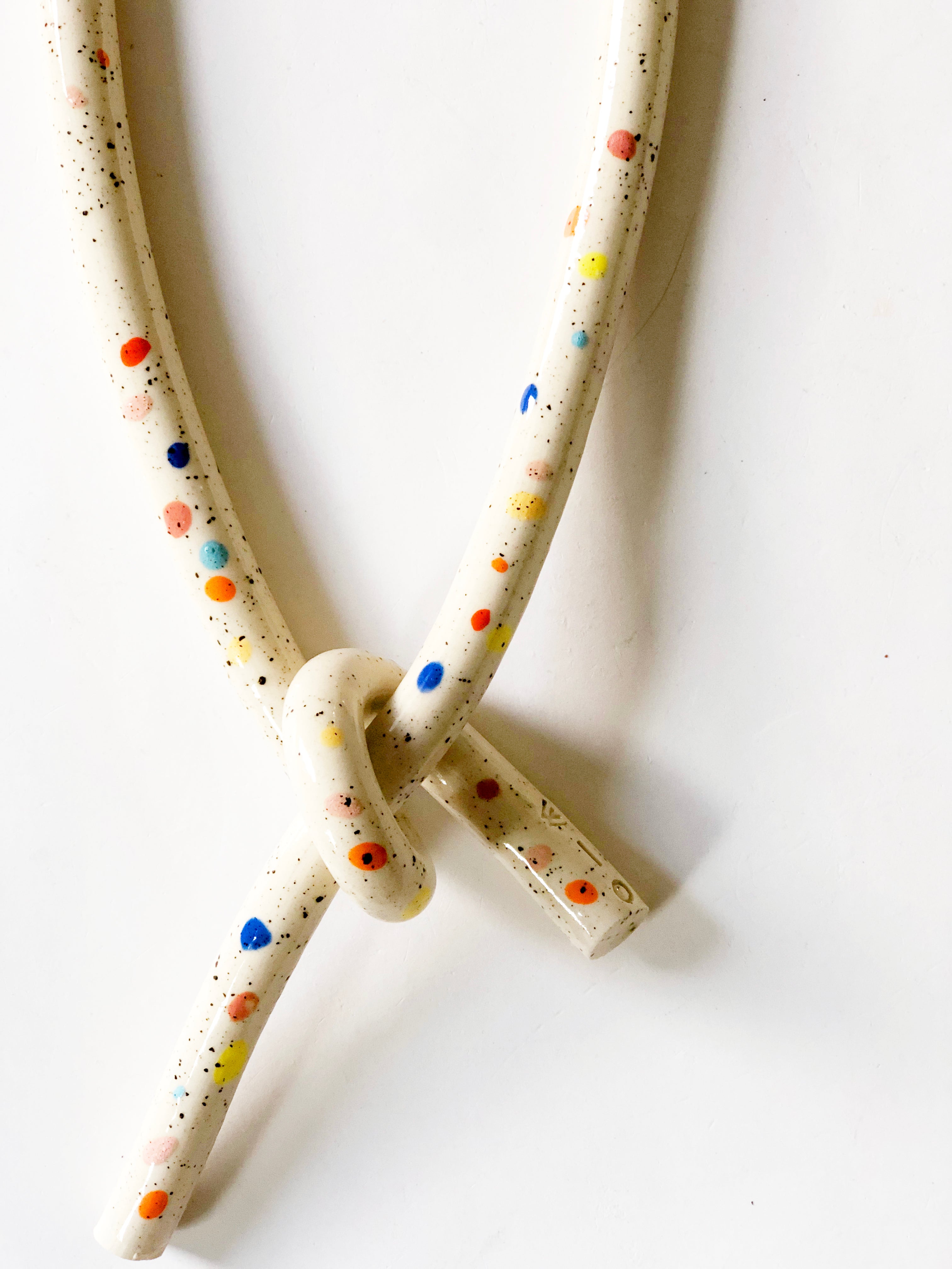 Clay Object 05 - Double Sprinkles Tie
