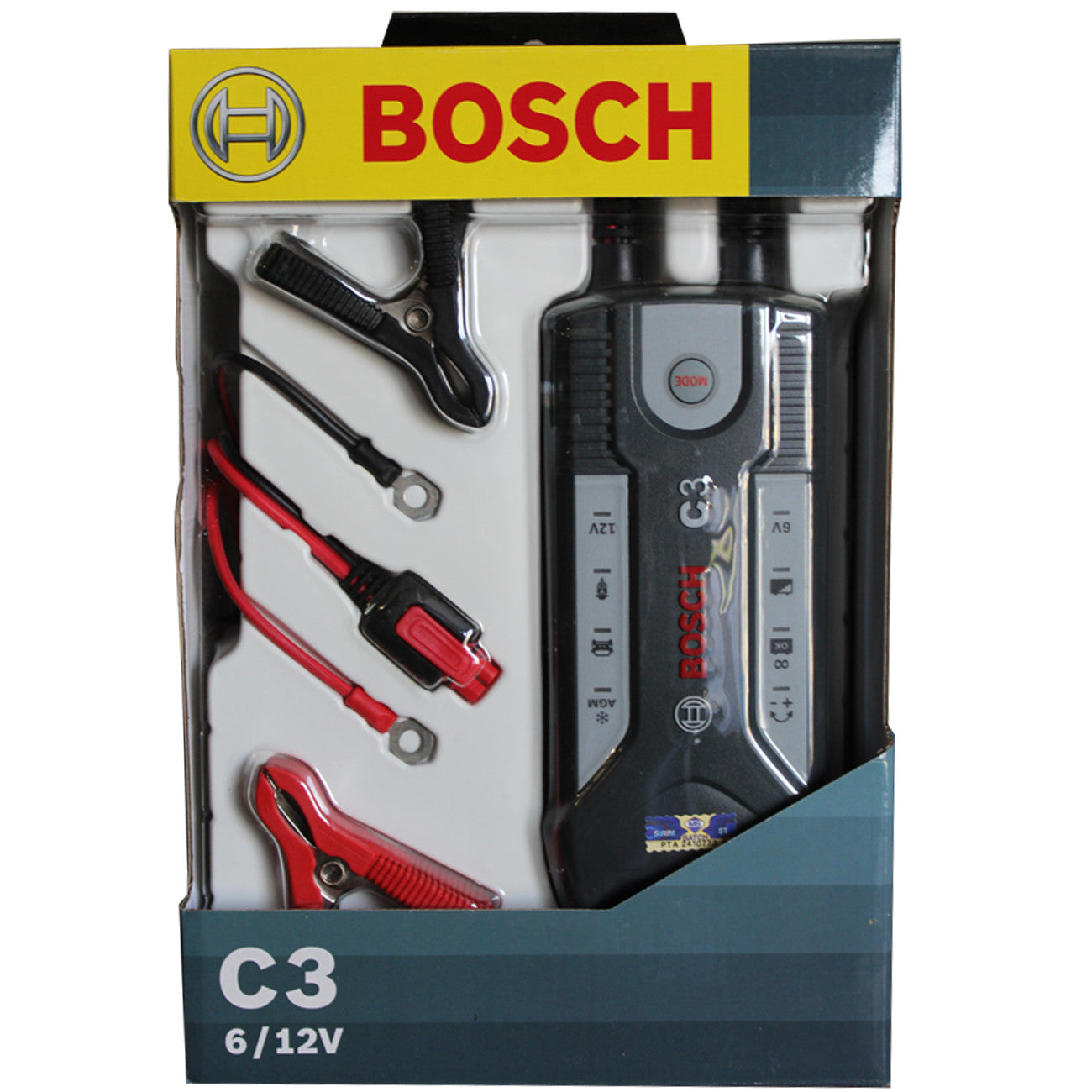 Bosch C3 6v 12v Battery Charger 4 Amp