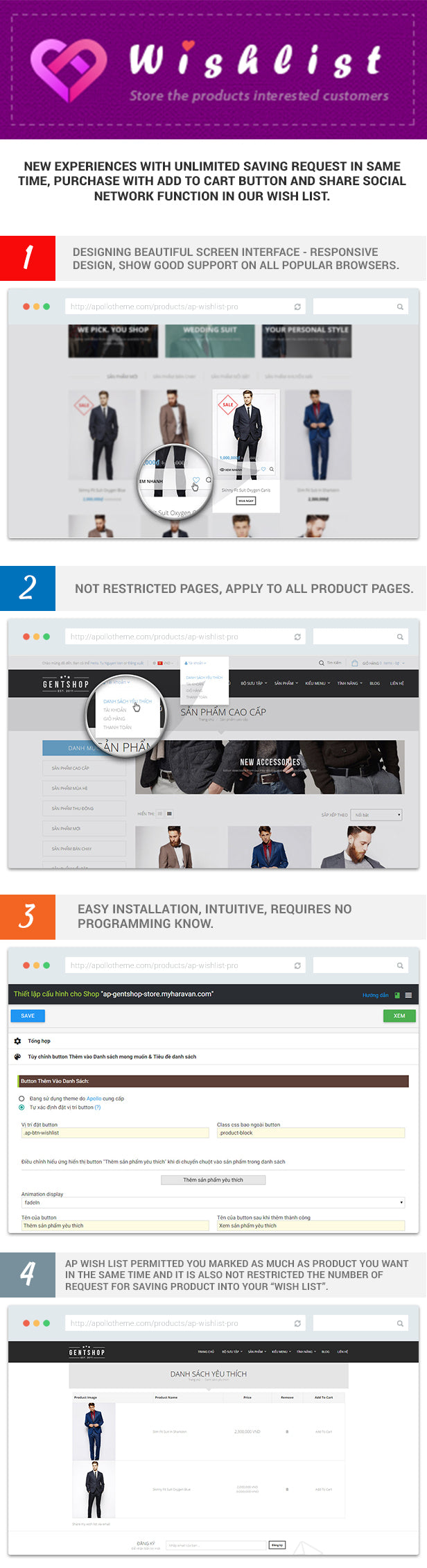 AP WISHLIST PRO SHOPIFY APPS