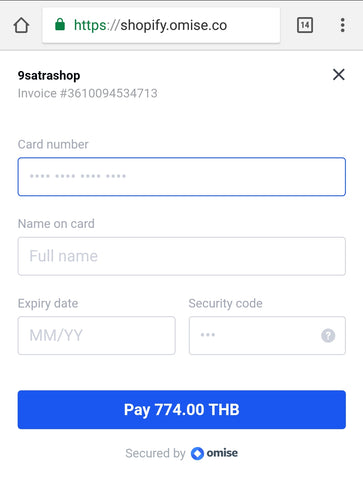 Shopify Omise Payment Gateways Integration Bangkok Thailand