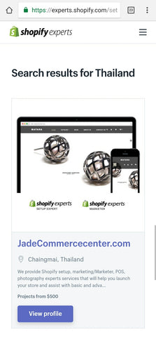 Shopify ออกแบบและพัฒนาเว็บไซต์ในกรุงเทพฯ ประเทศไทย