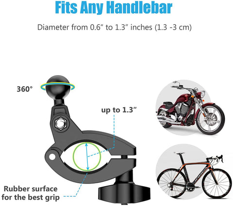 motorcycle handlebar phone holder