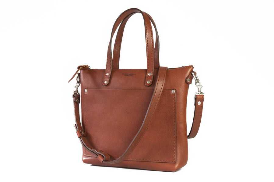 Women&#39;s Leather Tote Bag | Leather Tote with Zipper – Stock and Barrel