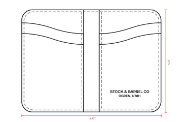 Thin Card Holder Wallet Pattern | DIY Minimalist Card Holder Wallet ...