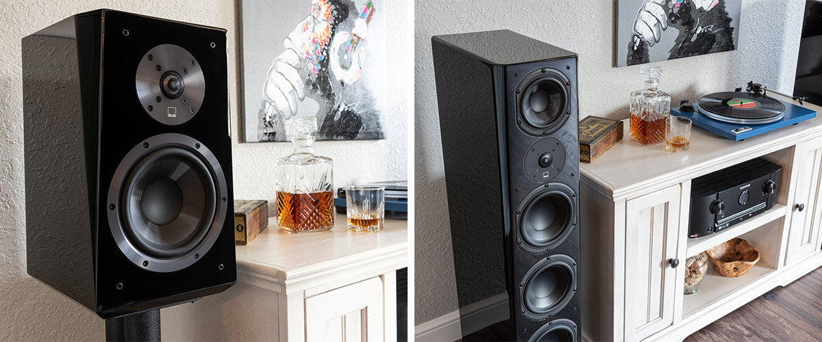 Bookshelf and Tower Speaker for 2-Channel